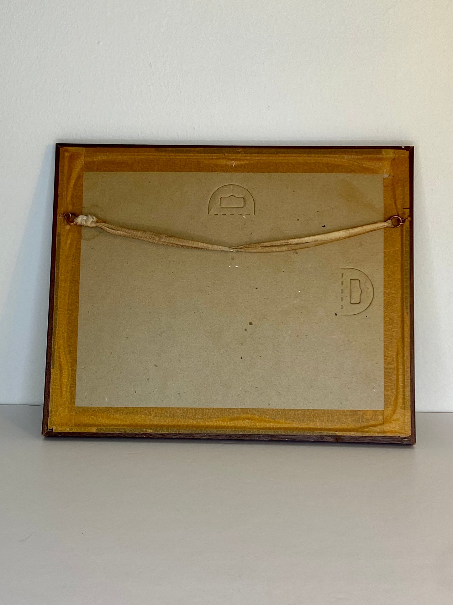 Vintage Framed Etched Foil Art of English Village Scene, 1950s–70s - The Estate