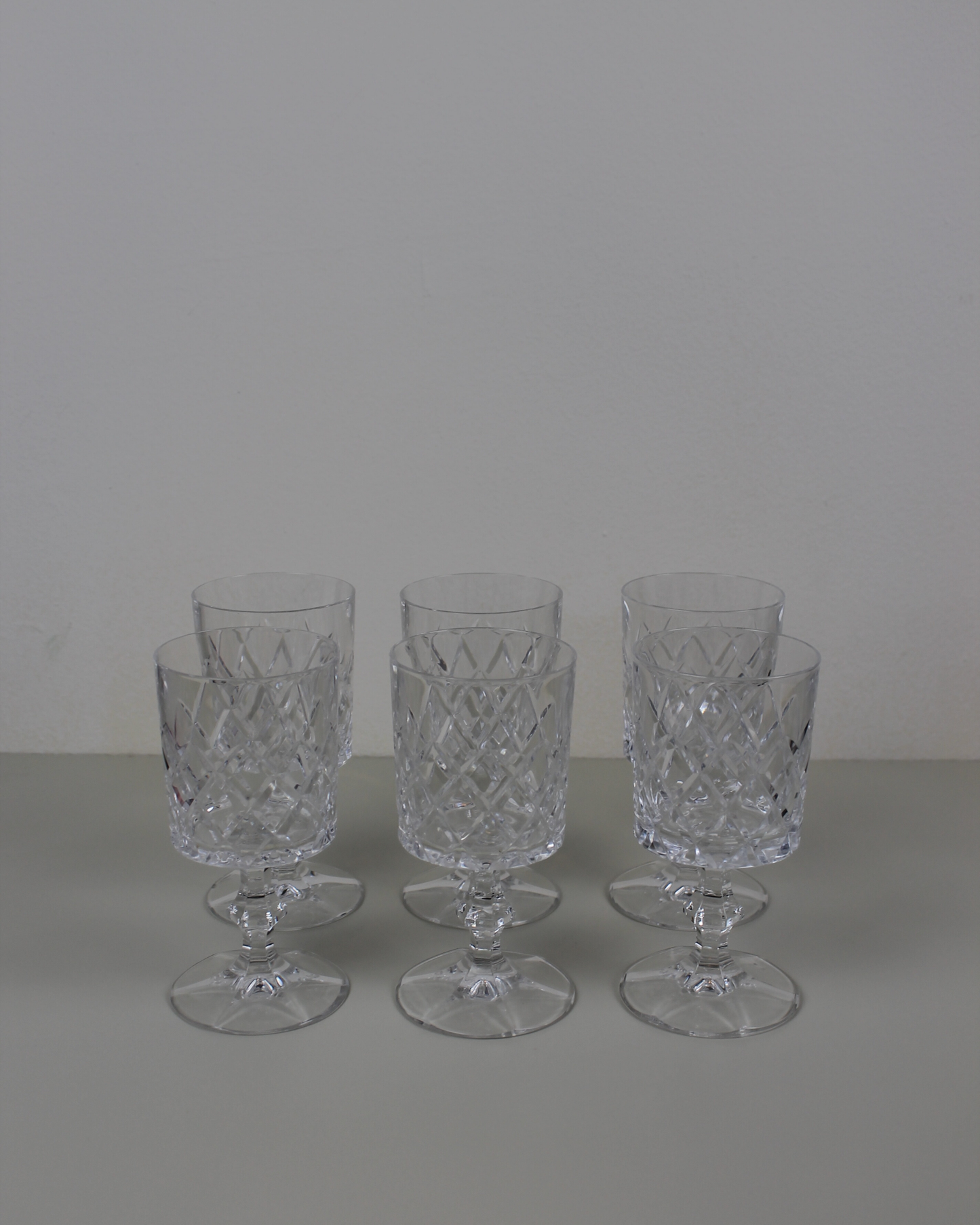 Vintage RCR (Royal Crystal Rock) Crystal Glasses