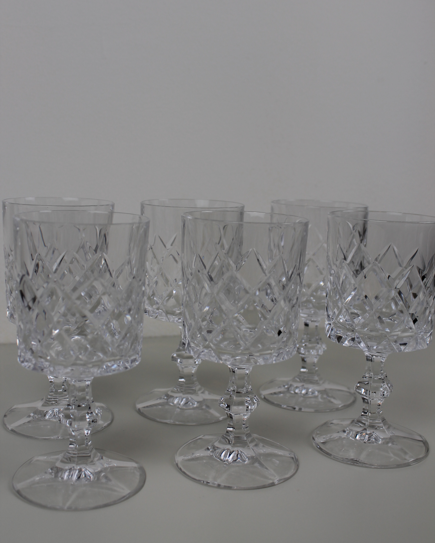 Vintage RCR (Royal Crystal Rock) Crystal Glasses