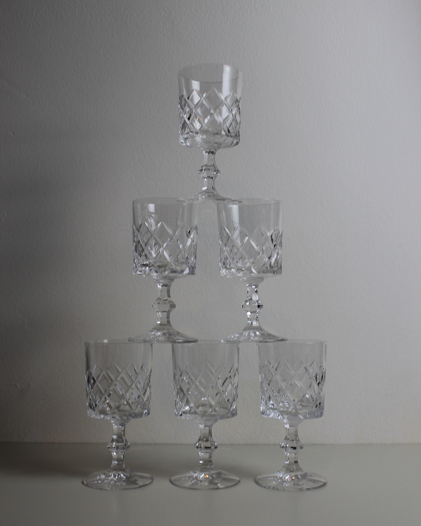 Vintage RCR (Royal Crystal Rock) Crystal Glasses