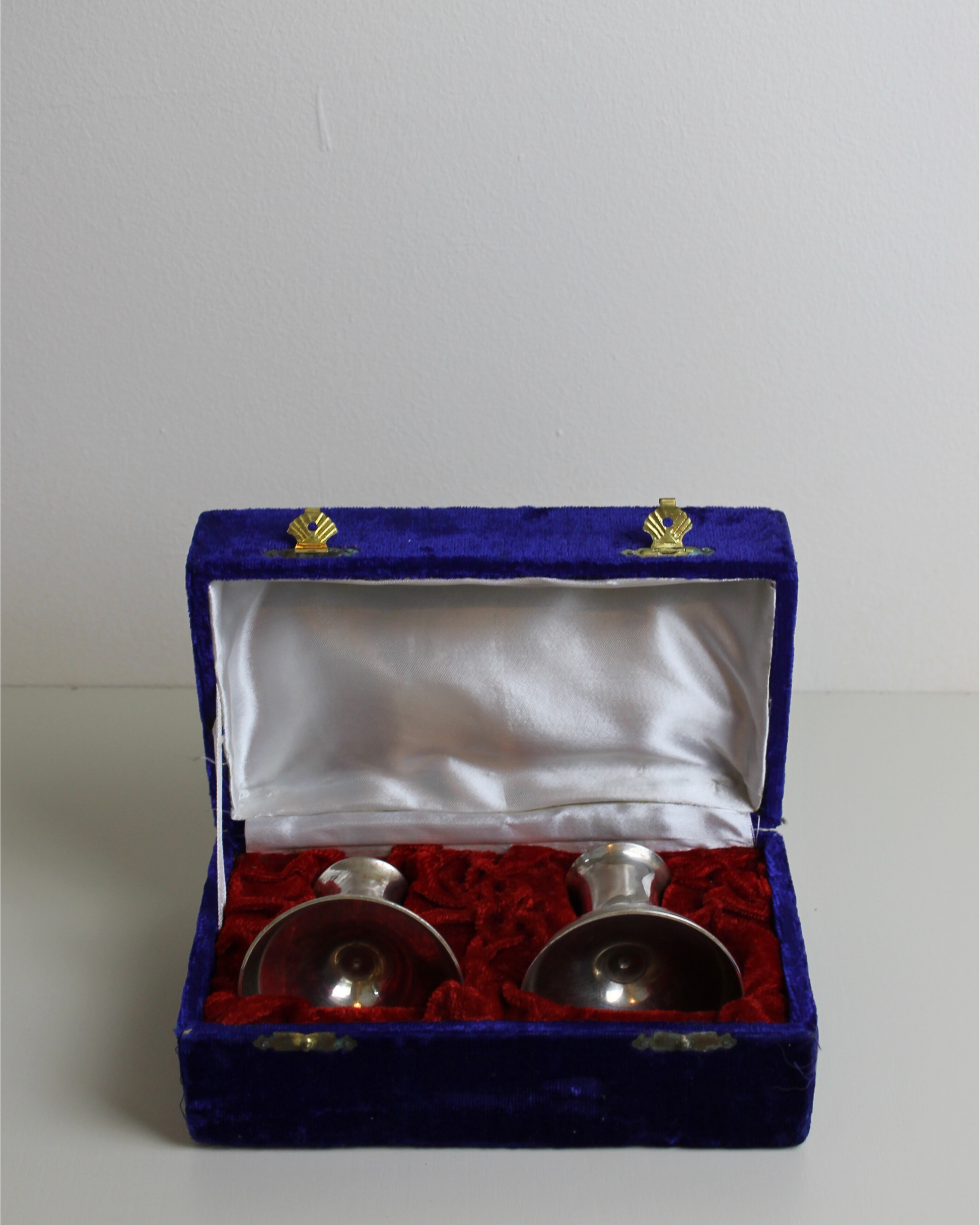 Vintage Indian Silver-Plated Candlesticks - The Estate